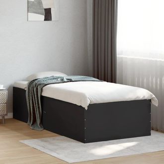 Berkfield Home Bed Frame without Mattress Black 90x200 cm