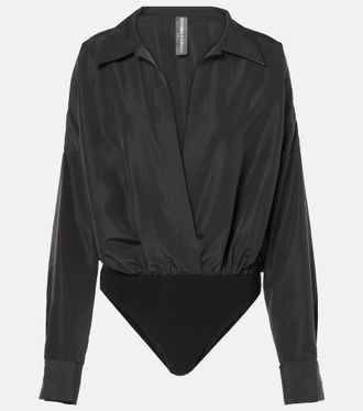 Norma Kamali Habotai bodysuit