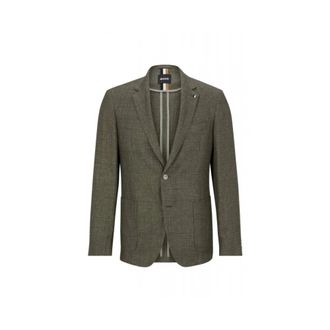 HUGO BOSS Hombre, Chaquetas, Verde, Talla: L