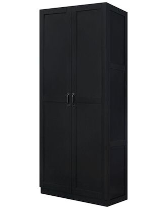 Manhattan Comfort Cornelia Modern Storage Closet 1.0 With 7 Adjustable Shelves