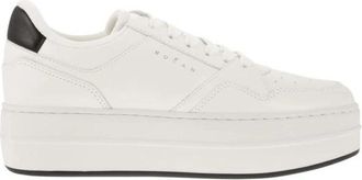 Hogan H670 Flatform Sneakers - Dames - Sneakers - Wit - 40 EU - Leer - Schoenen