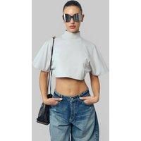 Alaia Highneck Tshirt Cotton Jersey