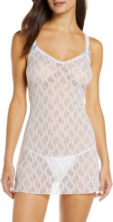 b.tempt'd by Wacoal Lace Kiss Chemise in White at Nordstrom, Size X-Large