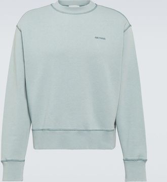 Ami Logo cotton jersey sweatshirt