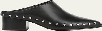 Vince August 40MM Leather Clog Mules
