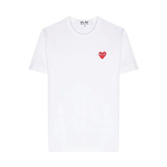 Comme Des Gar&ccedil;ons Heren, Tops, Wit, Maat: XL Katoen