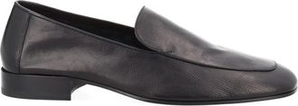 Dries Van Noten Neutrals Polished Smooth Finish Leather Loafers
