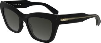 Longchamp LO777S N 001 Womens Sunglasses Black Size 53