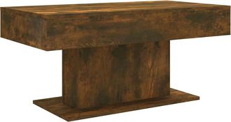 vidaXL Tavolino Da Salotto Rovere Fumo 96x50x45cm In Legno Multistrato - Vidaxl