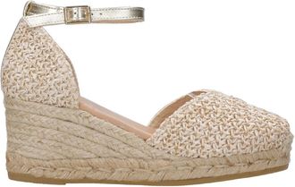 Espadrilles Sandalen golden