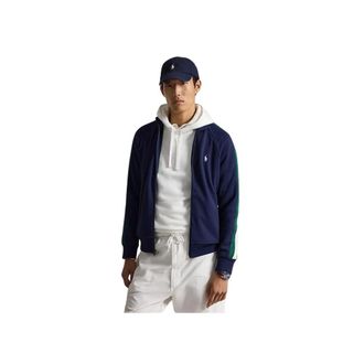 Polo Ralph Lauren Hoodies & sweatvesten, Heren, Blauw, XL, Katoen, Zip-Through Sweatshirt