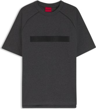 HUGO BOSS Relaxed-fit cotton jersey T-shirt with wide-set logo