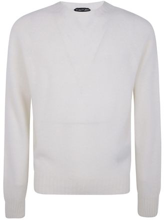 Tom Ford Scottish Teasel Cashmere Long Sleeves Crew Neck