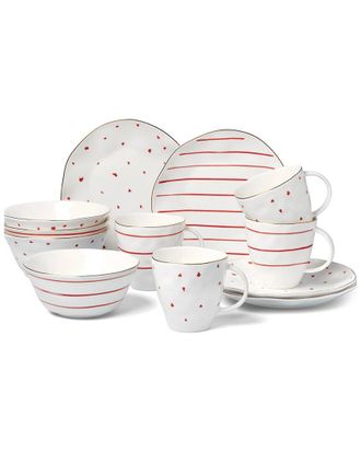Lenox Garnet Bay 12Pc Dessert Set