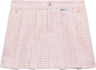 GCDS Minigonna plissé - Rosa