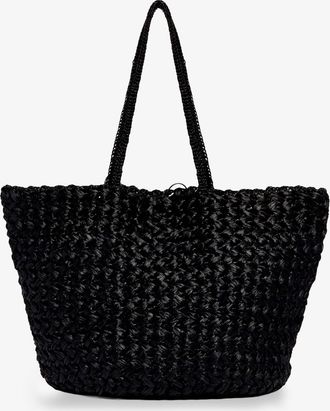 The Row Large Estrelle raffia shoulder bag - THE ROW - gender_Woman