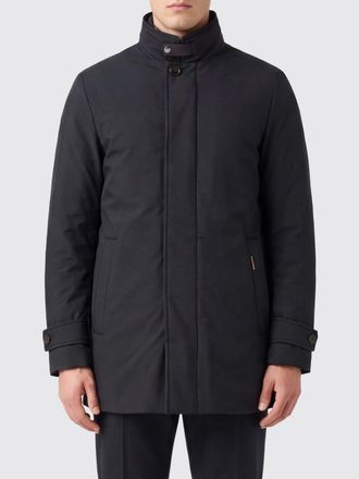 Moorer Water-Repellent Knee-Length Parka with Goose Down Padding