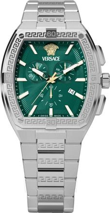 Versace Greca Sport Chronograph - Heren - Horloges - Grijs - ONE Size - Accessoires