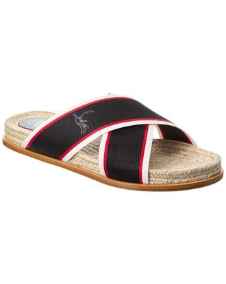 Christian Louboutin Hot Cross Grosgrain Sandal