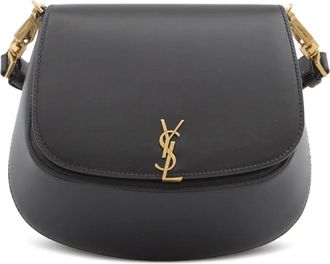 Saint Laurent Voltaire mini-tas met handvat - Zwart