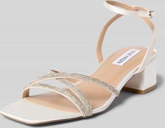 Steve Madden Sandaletten mit Strasssteinbesatz Modell Gabby in Weiss, Gr&ouml;&szlig;e 36