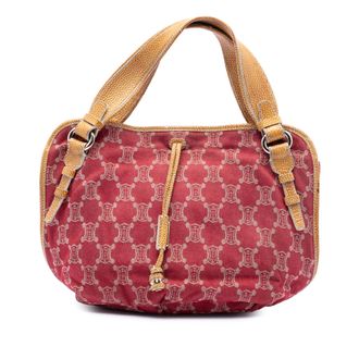 Celine Tweedehands Macadam Denim Bittersweet Hobo