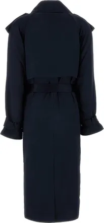 Anine Bing Maxi Trench Coat - Navy