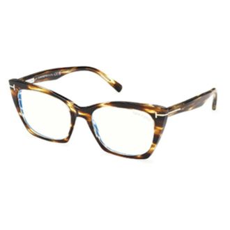 Tom Ford Glasses, unisex, Brown, Size: 54 MM Ft5709-B