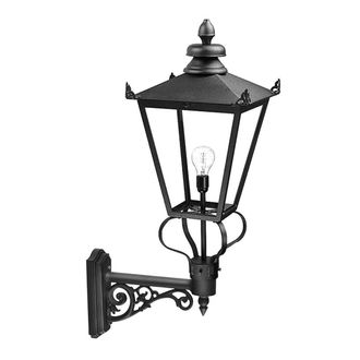 Netlighting Wilmslow 1 Light Outdoor Wall Lantern Light Black E27