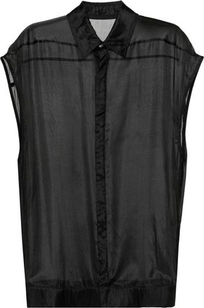 Rick Owens SL Jumbo silk blouse - women - Silk - 38 - Black