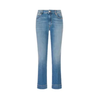 Sportmax Dames, Jeans, Blauw, Maat: W29 Katoen