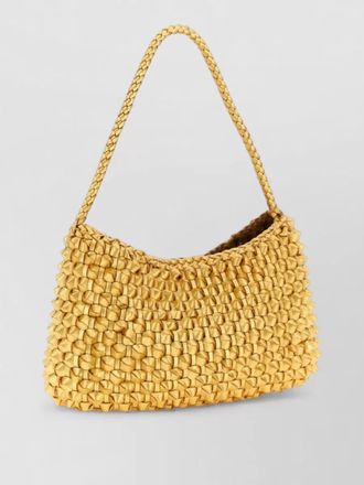 Dragon Diffusion na leather braided shoulder bag