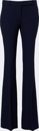 Alexander McQueen Cr&ecirc;pe bootcut pants