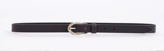 Roberto Cavalli Slim Leather Belt, Size 100 cm