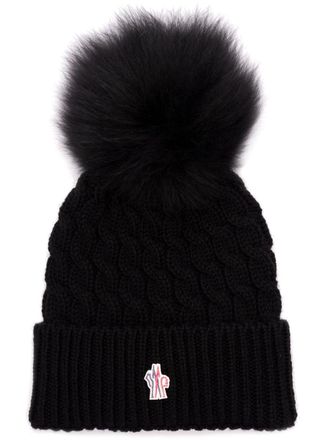 Moncler Logo Wool Beanie