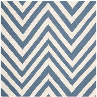 Safavieh Alfombra lana blu/neutrale 183 x 183 cm