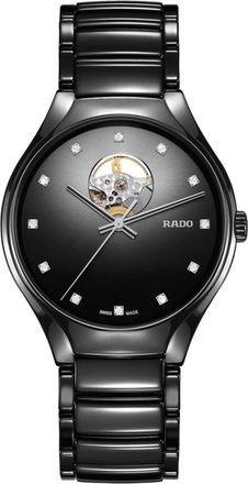 Rado True Secret Diamonds - Dames - Horloges - Zwart - ONE Size - Accessoires