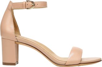 Naturalizer Vera Ankle Strap Block Heel Sandal Barely Nude G5122LC254 Womens