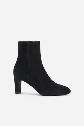AGL Ginny Bootie Heeled Ankle Boot in Black at Nordstrom, Size 38
