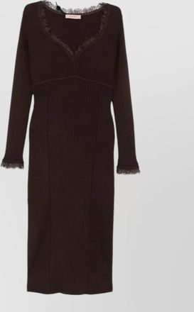 Twin-Set knee-length knitted dress