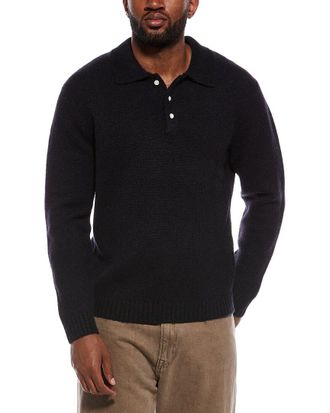The Normal Brand Homebound Wool-Blend Polo Sweater