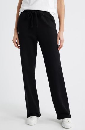 Frank & Eileen Catherine Cotton Sweatpants in Black at Nordstrom, Size Medium