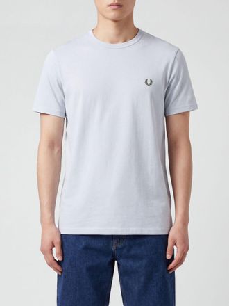 Fred Perry T-shirt slim fit in cotone girocollo con logo ricamato