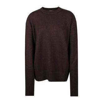 Frankie Shop Truien & Vesten, Dames, Bruin, L, Trui met ronde hals