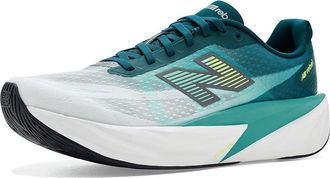 New Balance FuelCell Rebel v5 Mens Running Shoes Medusa Green/Faded Teal : 10.5 D - Medium, Textile