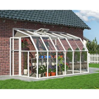Palram Canopia Sun Room Veranda in Policarbonato 2X3.8 m Bianco