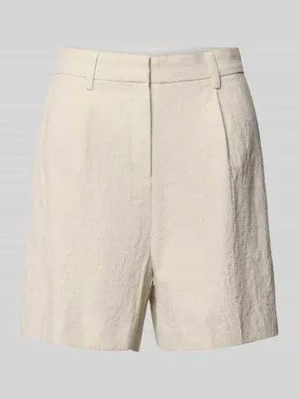 Neo Noir Neo Noir Shorts aus Ramie-Mix mit Biesen Modell Sega in Beige, Gr&ouml;&szlig;e 34