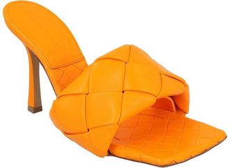 Bottega Veneta Womens Lambskin Leather Lido Mule (Authentic Pre-Loved)