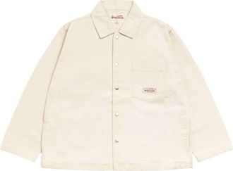 St&uuml;ssy Canvas Work Overshirt Bone 1110395-BONE