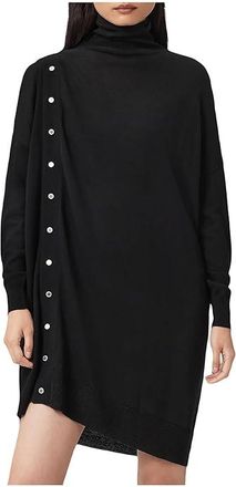 AllSaints Umi Dress Womens Dress Black : XS, Wool